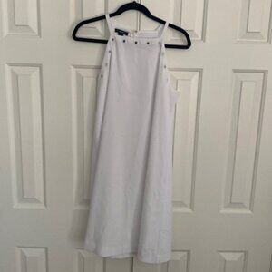 Alfani swing dress with white rivets on neckline. Size 6